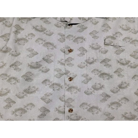 Weatherproof Garment XL Men's Fish Pattern button Shirt fishing vented, outdoors - Picture 4 of 6